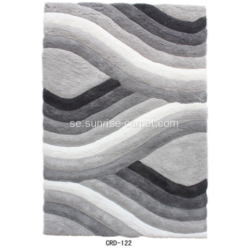 Microfiber Soft Garn 3D Design Carpet